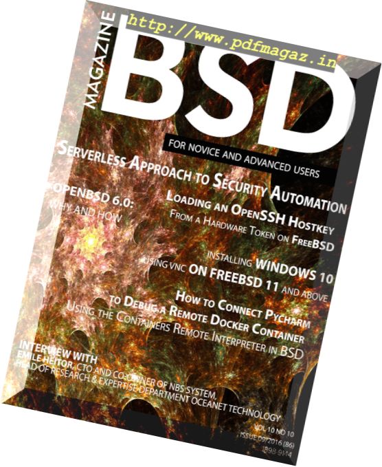 BSD Magazine – Issue 9, 2016