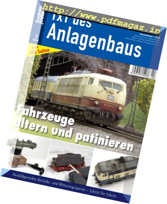 Eisenbahn Journal 1x1 des Anlagenbaus 2-2015 Stadtlandschaft und Nahverkehr 