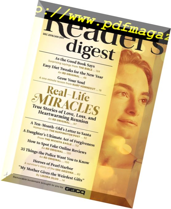 Reader’s Digest USA – December 2016 – January 2017