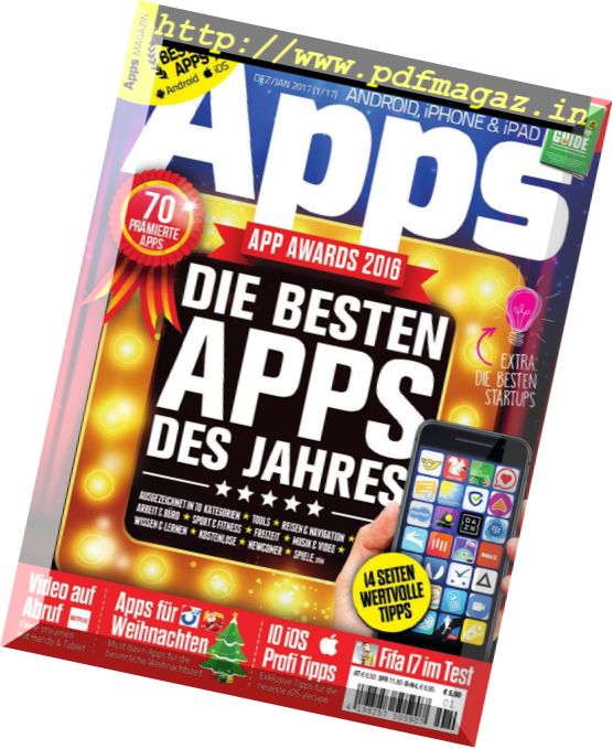 Android iPhone und iPad APPS Germany – Dezember-Januar 2017