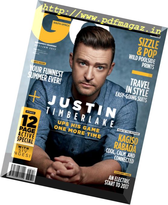GQ South Africa – December 2016 – January 2017