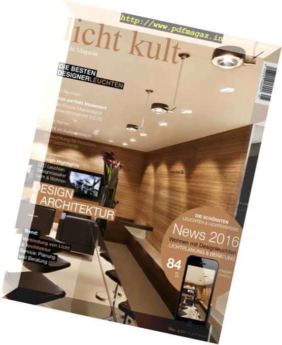 Licht Kult Magazin – Nr.5, 2016