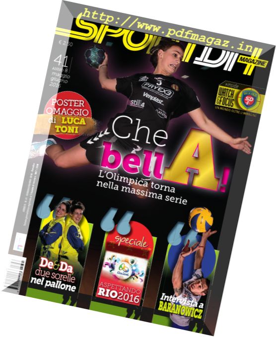 Sportdi+ Magazine – Maggio-Giugno 2016