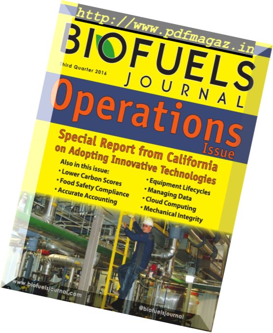 Biofuels Journal – 3rd Quarter, 2016