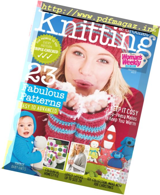 Knitting & Crochet from Woman’s Weekly – January 2017