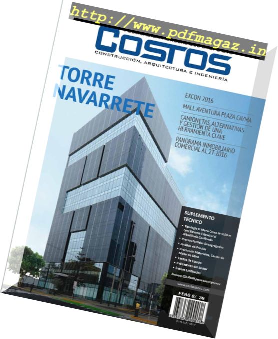 Costos Magazine – Septiembre 2016