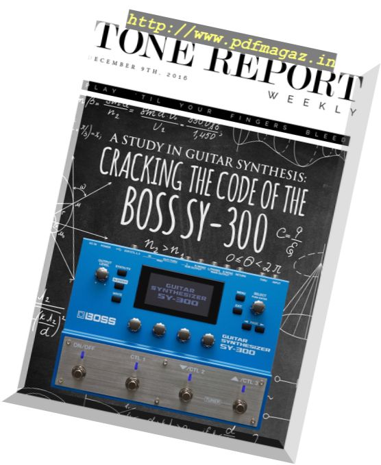 Tone Report Weekly – Issue 156, December 9 2016