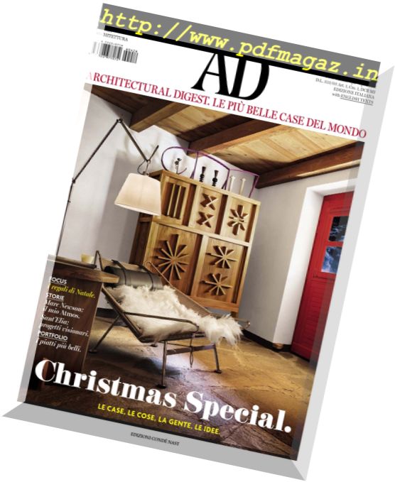 AD Architectural Digest Italia – Dicembre 2016