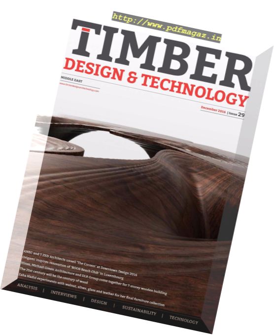 Timber Design & Technology Middle East – December 2016