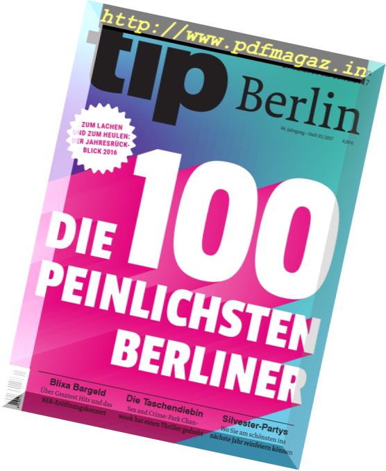 Tip Berlin – Nr.1, 2017