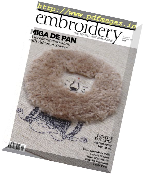 Embroidery Magazine – January-February 2017