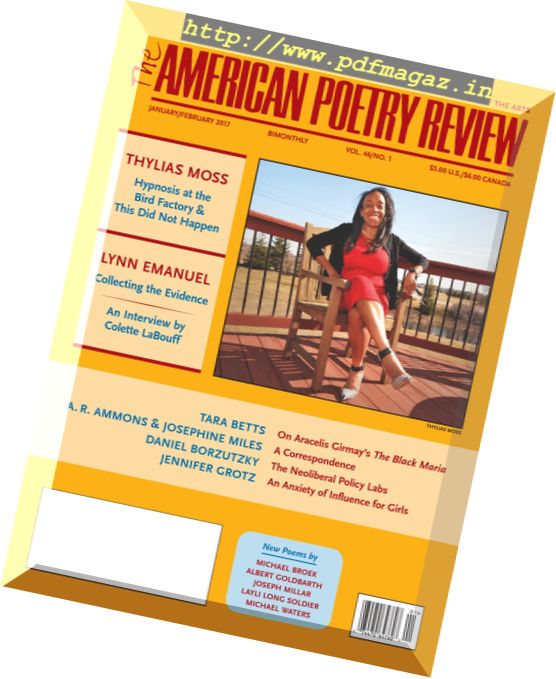 The American Poetry Review – January-February 2017
