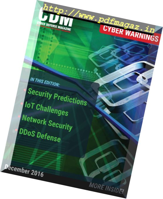 Cyber Defense Magazine – December 2016