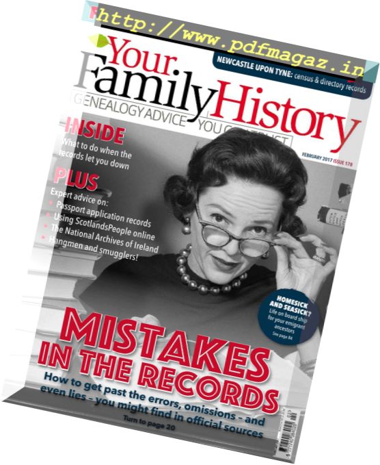 Your Family History – February 2017