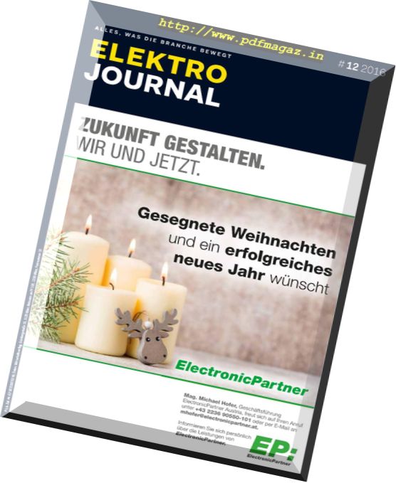 Elektro Journal – Dezember 2016