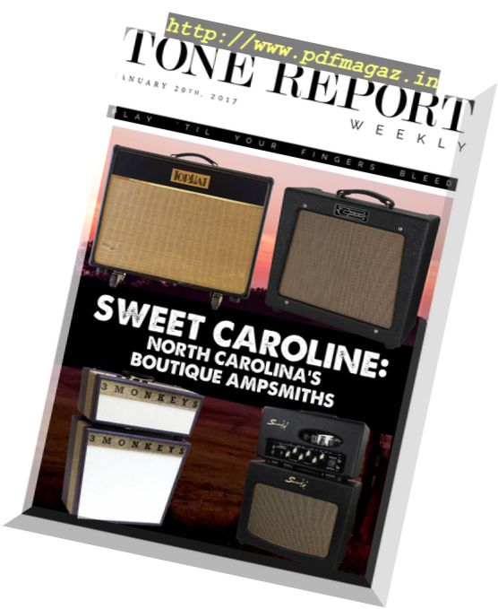 Tone Report Weekly – Issue 163, 20 January 2017