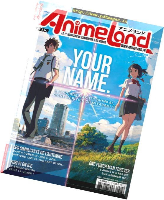 AnimeLand – Decembre 2016 – Janvier 2017