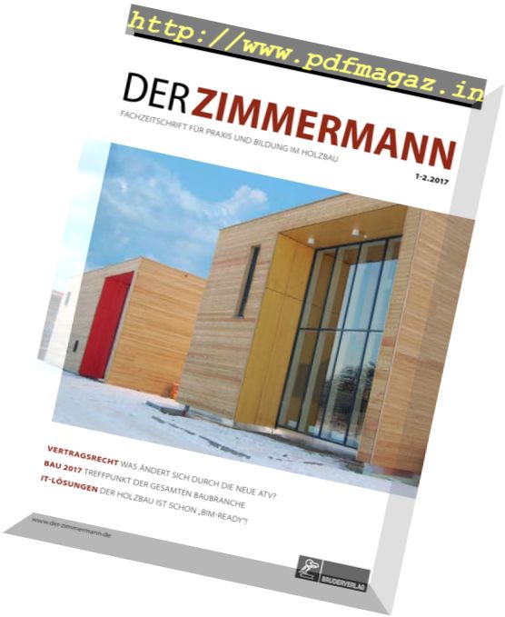 Der Zimmermann – Nr.1, 2017