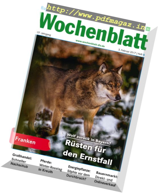 Bayerisches Landwirtschaftliches Wochenblatt – 3 Februar 2017