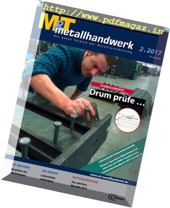 M&T metallhandwerk – Nr.2, 2017