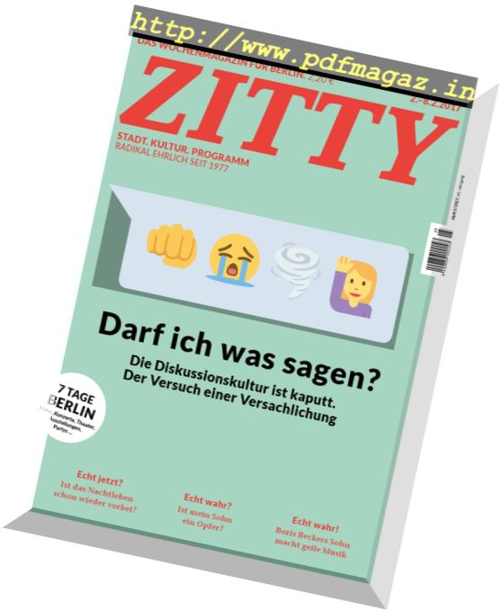 Zitty – 2 Februar 2017