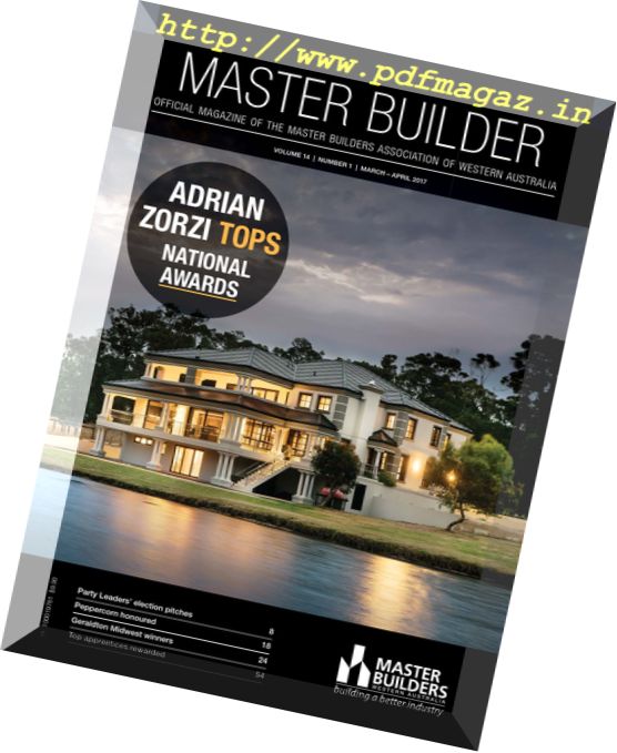 Master Builders Western Australia – March-April 2017
