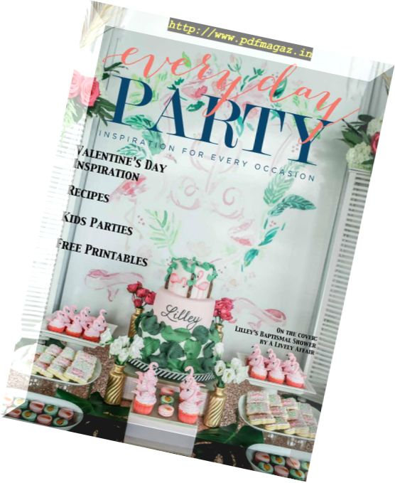 Everyday Party Magazine – Spring 2017