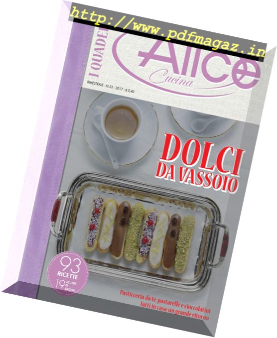 I Quaderni di Alice Cucina – N 35, 2017