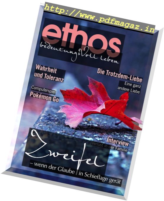 Ethos – November 2016