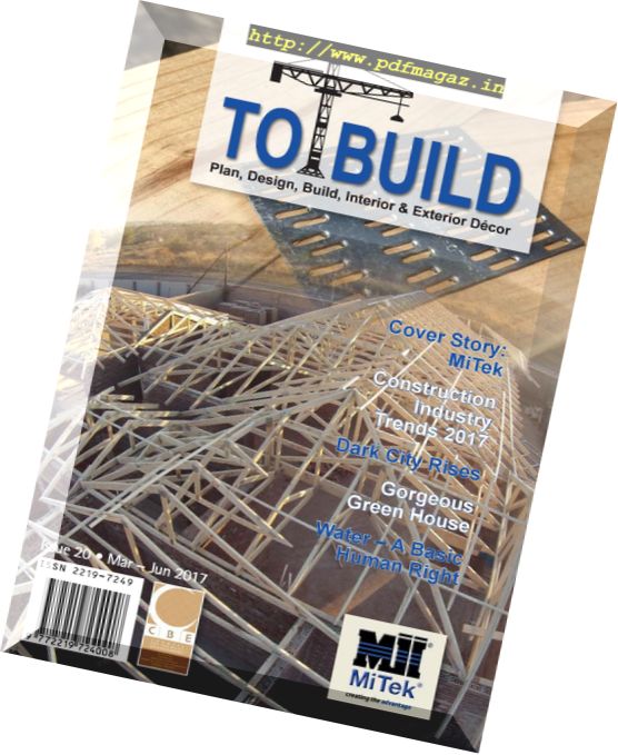 To Build Magazine – March-June 2017