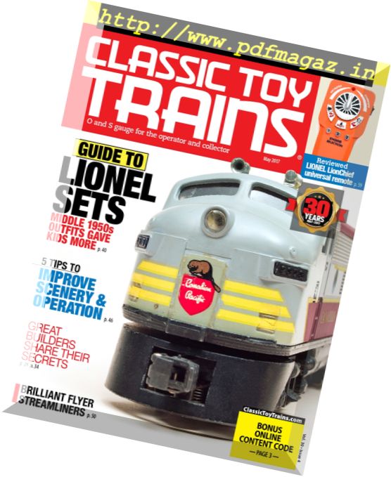 Classic Toy Trains – May 2017