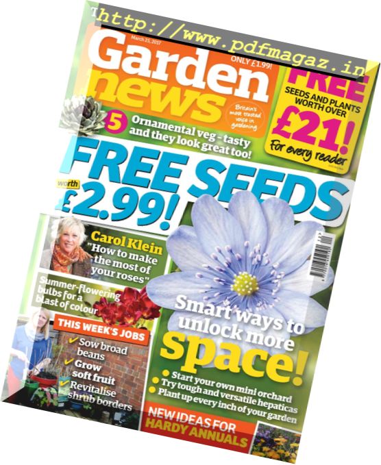 Garden News – 25 March 2017