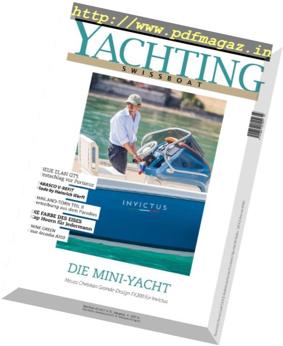 Yachting Swissboat – Mai-Juni 2017