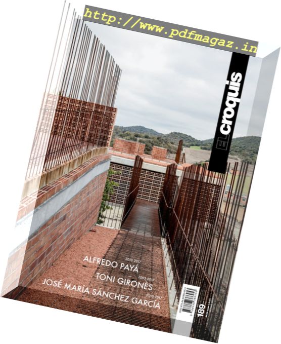 El Croquis – Issue 189, 2017