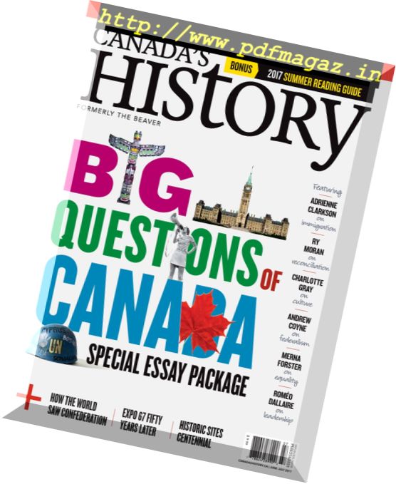 Canada’s History – June-July 2017