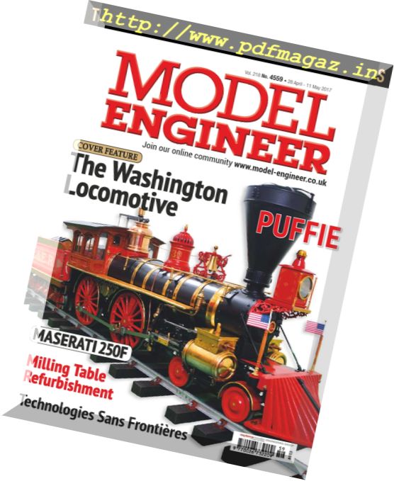 Model Engineer – 28 April 2017
