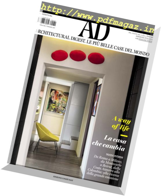 AD Architectural Digest Italia – Maggio 2017