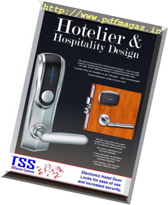 Hotelier & Hospitality Design – May 2017