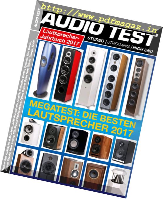 Audio Test Lautsprecher – Jahrbuch 2017