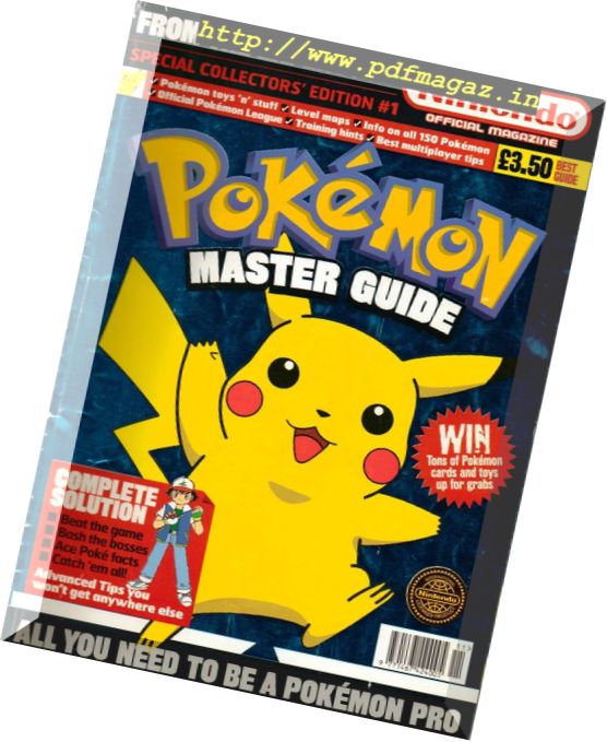 Nintendo Magazine – Pokemon Master Guide (1999)