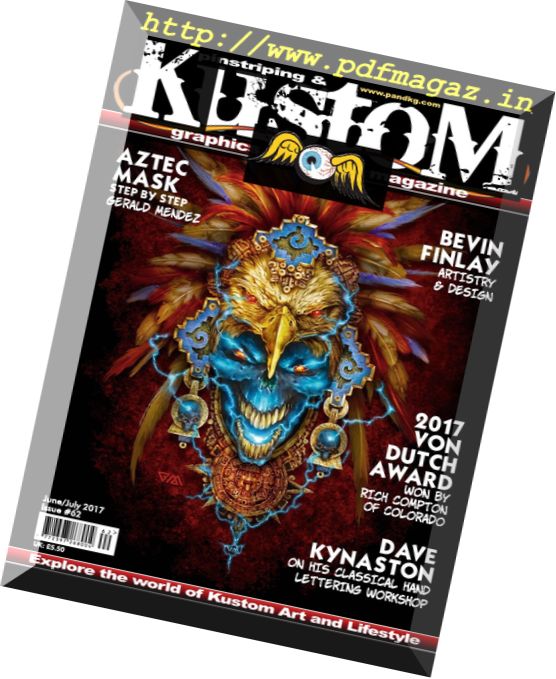 Pinstriping & Kustom Graphics Magazine – June-July 2017