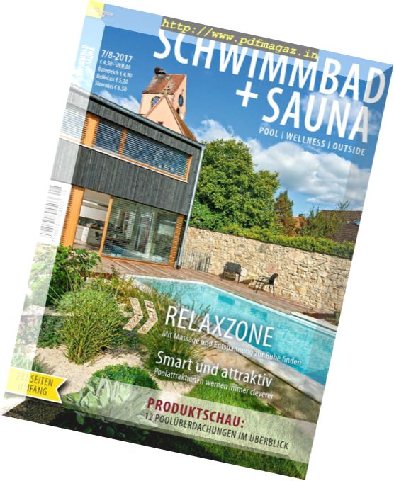 Schwimmbad + Sauna – Juli-August 2017