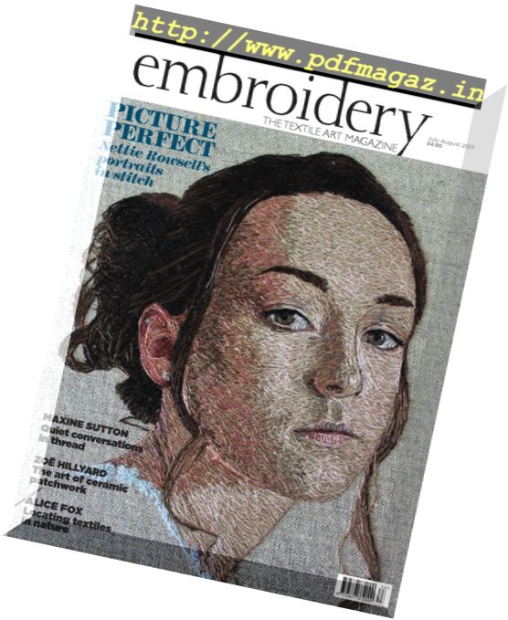 Embroidery Magazine – July-August 2017