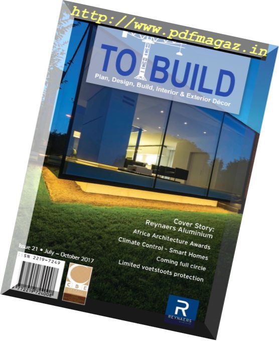 To Build Magazine – July-October 2017
