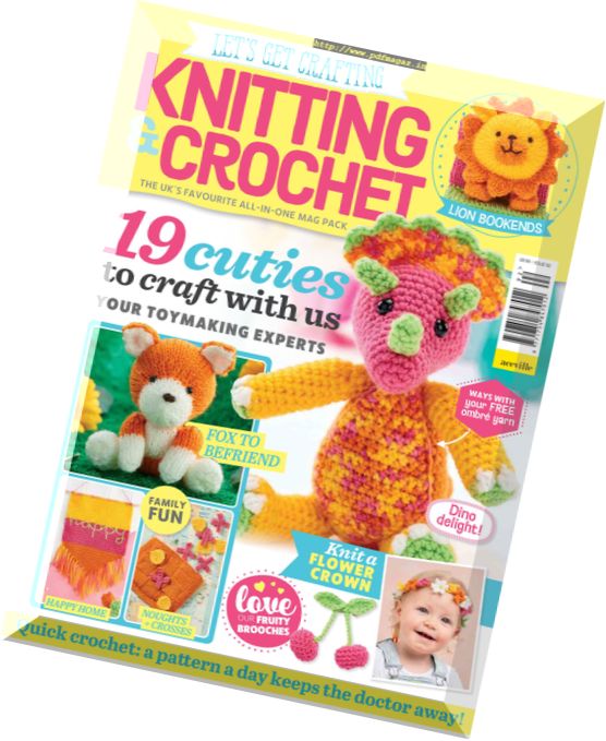 Let’s Get Crafting Knitting & Crochet – Issue 92, 2017