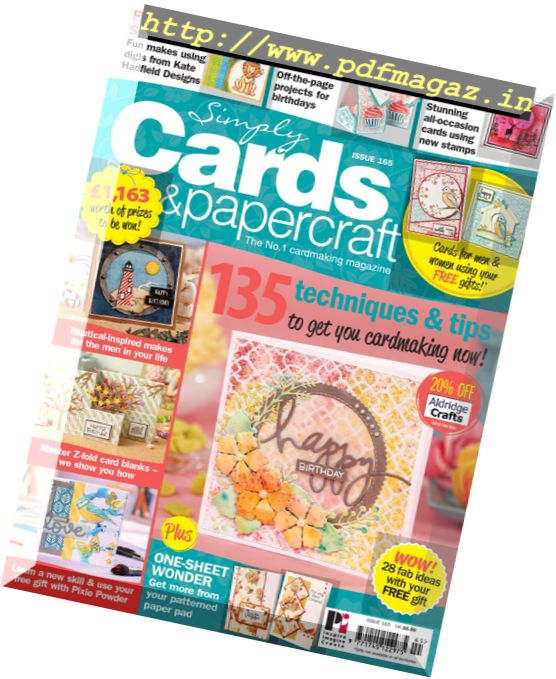 Simply Cards & Papercraft – Issue 165 2017