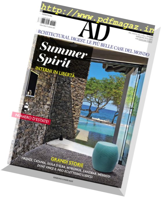 AD Architectural Digest Italia – Luglio-Agosto 2017