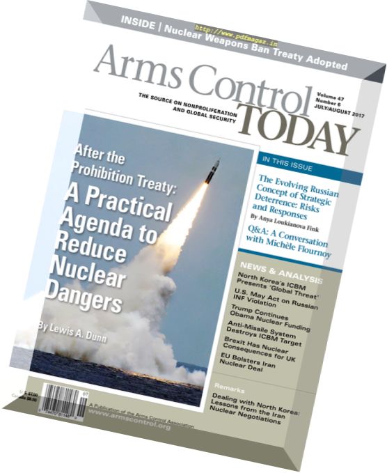 Arms Control Today – July-August 2017