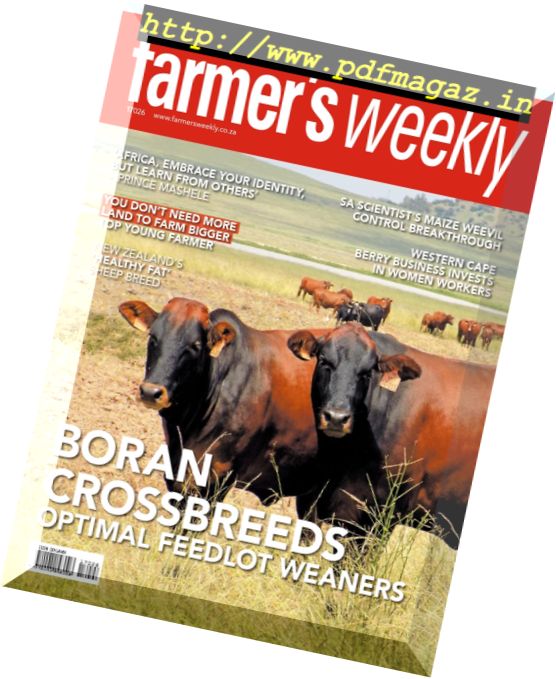 Farmer’s Weekly – 14 July 2017