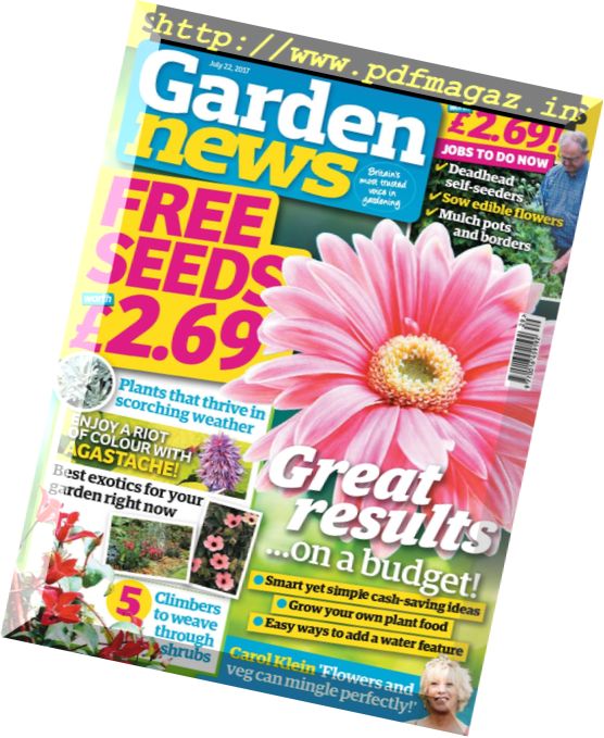 Garden News – 22 July 2017